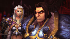 Jaina und Varian Wrynn nach der Schlacht um Orgrimmar