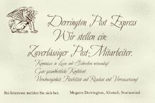 Derrington Einstellung