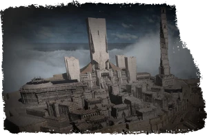 Die Oberstadt von Cipal.