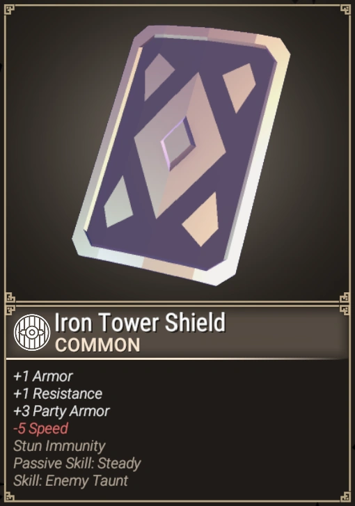 Iron Tower Shield Official For The King Wiki