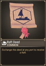 Consumable-Common-Raft Deed