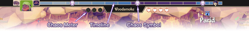 Screenshot of the timeline
