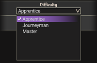 Difficulty selection in For The King