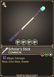 Weapon-Common-Scholars Stick