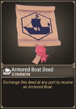 Consumable-Common-Armored Boat Deed