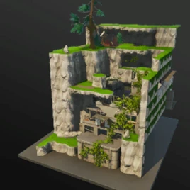 Decayed Villain Lair - Prefab - Fortnite