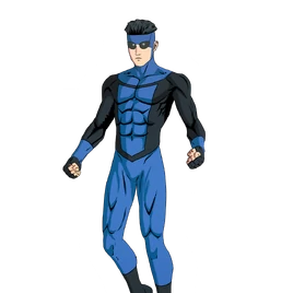 Invincible (Black & Blue - Featured) - Outfit - Fortnite