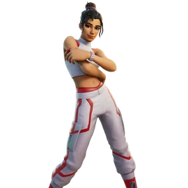 Amplitude (White - Featured) - Outfit - Fortnite