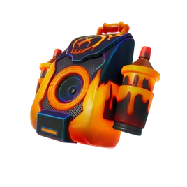 Fiery Jam - Back Bling - Fortnite