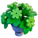 Green Flowers Display - Decoration - LEGO Fortnite