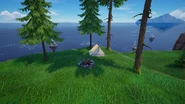 Campsite (Golden Coast - Boreal Forest - 4) - Unnamed Location - Fortnite.png (3.99 MB) Campsite (Near Latte Landing; Became part of snow biome in Update v40.00)