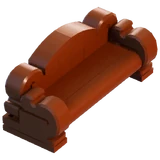 Medieval Sofa - Brown - Furniture - LEGO Fortnite