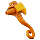 Orange Seahorse - Fish - LEGO Fortnite Brick Life