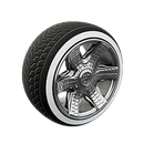 SD Whitewall - Wheel - Rocket Racing