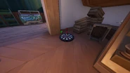 War Machine's dart board at Latverian Station