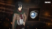 Promotional image for Mikasa Ackermann and Ore Light