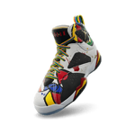 Air Jordan 7 'White-Black-Metallic Gold' - Kicks - Fortnite