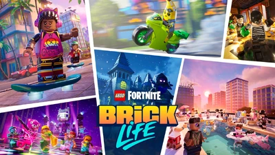 LEGO Fortnite Brick Life - Keyart - Fortnite