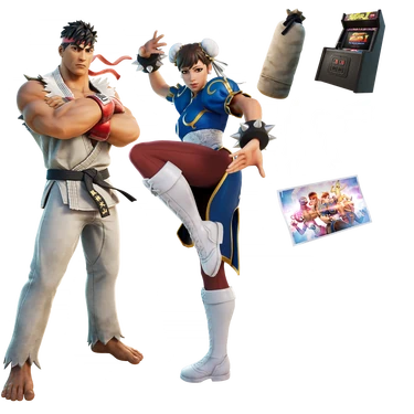 Ryu & Chun-Li Bundle (v35.20) - Item Shop Bundle - Fortnite