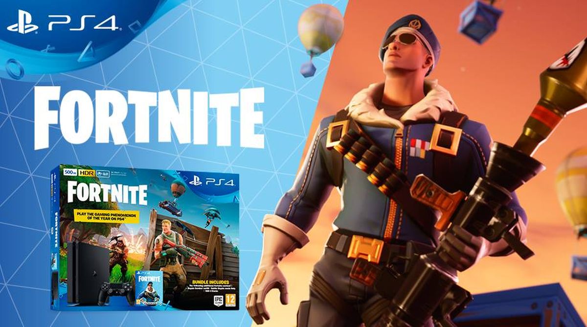 ps4 console with fortnite bundle