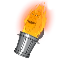 Talking Trashfire (Featured) - Back Bling - Fortnite