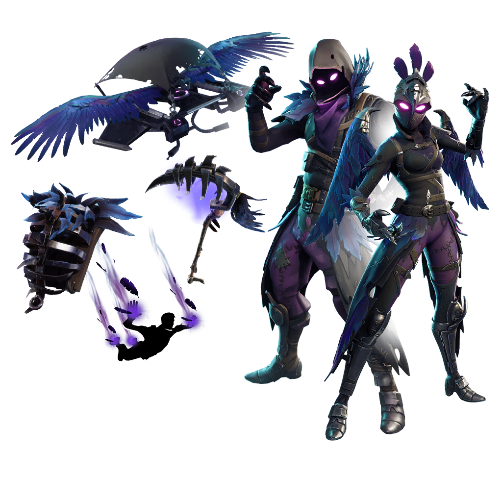 Portafoglio lungo Fortnite Drift & Raven