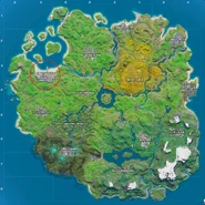 Minimap view of the location during Chapter 2: Season 1.
