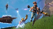 Raptor being eliminated by The Storm in the Blitz LTM playlist image.