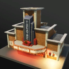 Dark Tilted Theatre - Prefab - Fortnite