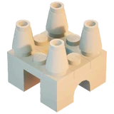 Sandcastle - Four Towers - Decoration - LEGO Fortnite