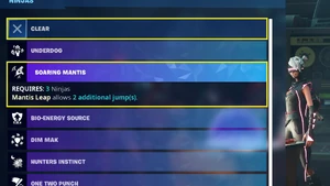 Team Perk Selection - Fortnite