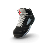 Air Jordan 5 'Black Metallic' - Kicks - Fortnite