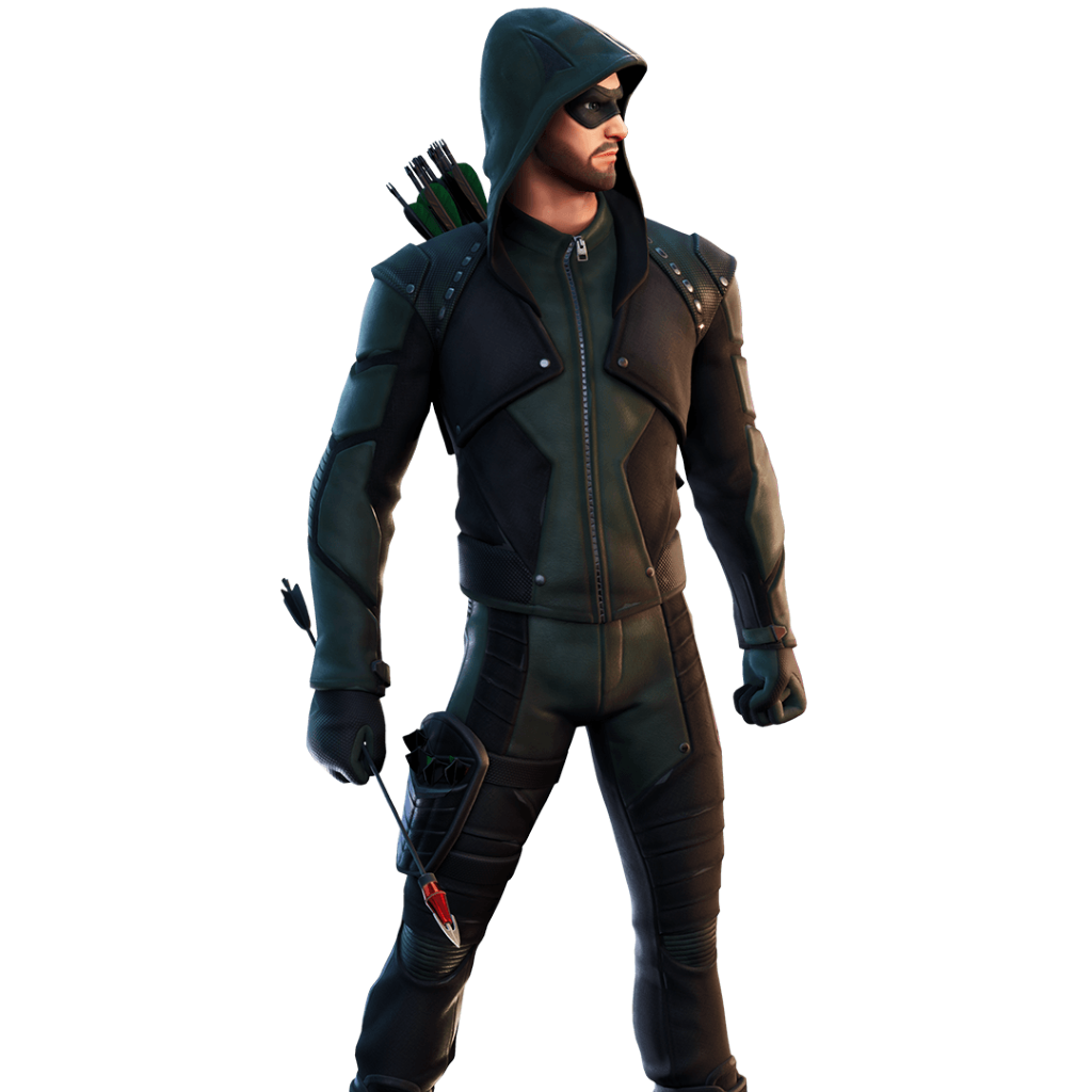 Featured image of post Green Arrow Skin Fortnite Crew He ll feature his sleek green look and come with his own harvesting tool and a quiver for a back bling
