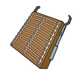 Hammered Dulcimer (Shading - Gradient - Featured) - Back Bling - Fortnite