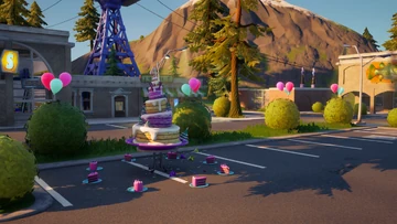 How each location's Cake setup would look like in-game. This one was at .