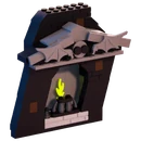 Nightmarish Fireplace - Decoration - LEGO Fortnite