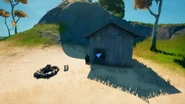 Smaller shack south of the location
