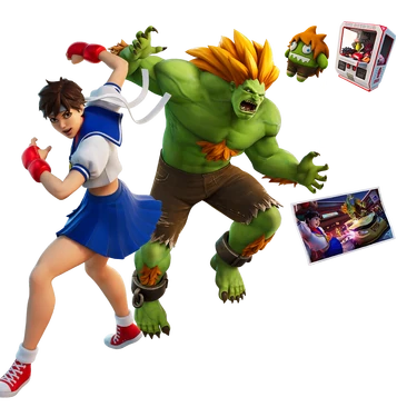 Sakura & Blanka Bundle (v35.20) - Item Shop Bundle - Fortnite