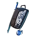 Whisker Pack (Black) - Back Bling - Fortnite