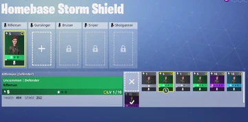 Defender Squad UI