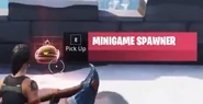 The removed Minigame Spawner