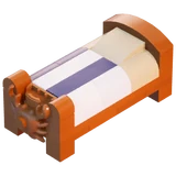 Seaworthy Striped Bed - Furniture - LEGO Fortnite