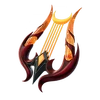 Huntress Lyre (Immortal Huntress Lyre) - Back Bling - Fortnite