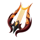 Huntress Lyre (Immortal Huntress Lyre) - Back Bling - Fortnite