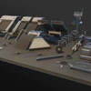 Military Gallery B Blue - Gallery - Fortnite