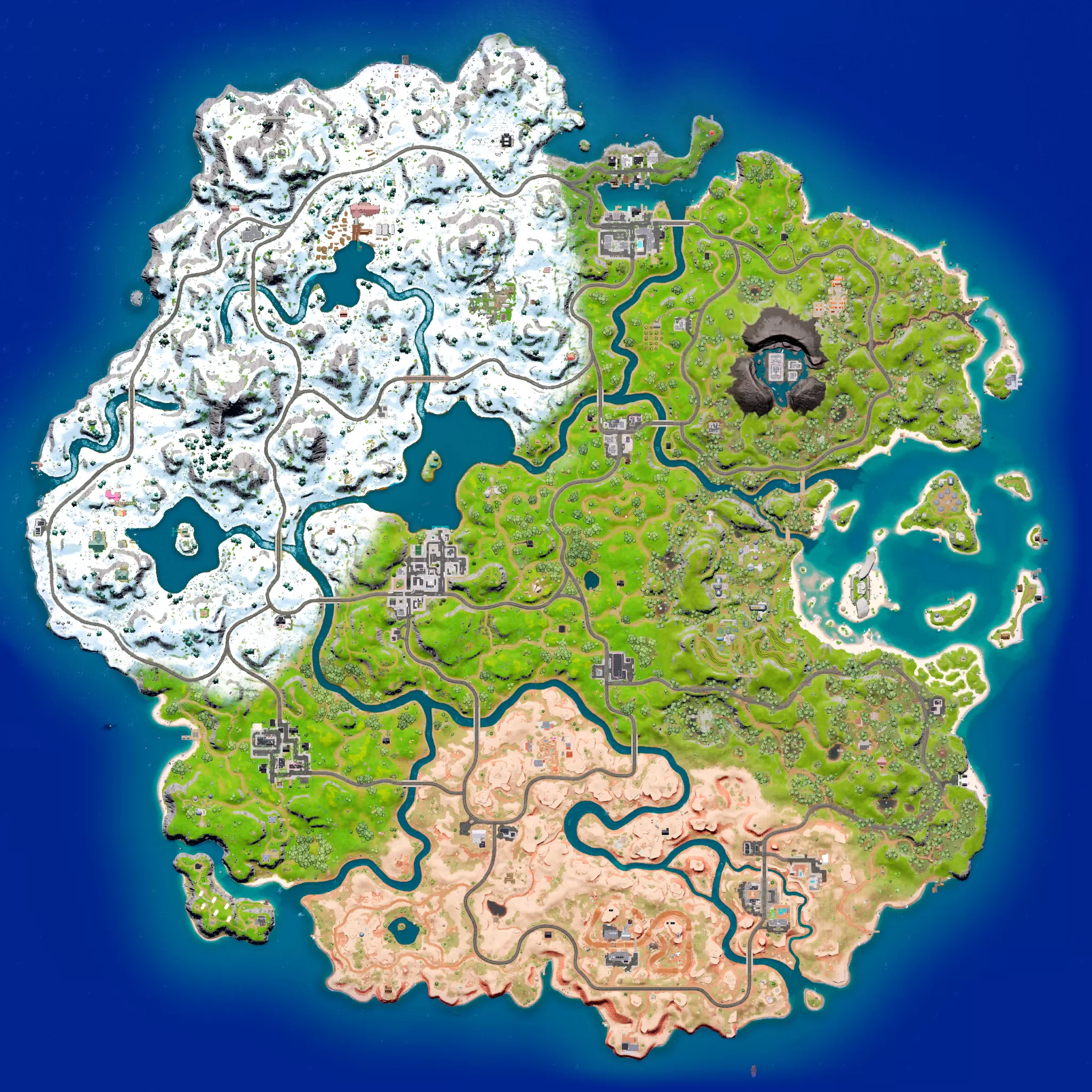 Map:Chapter 3: Season 1 (19.10) | Fortnite Wiki | Fandom
