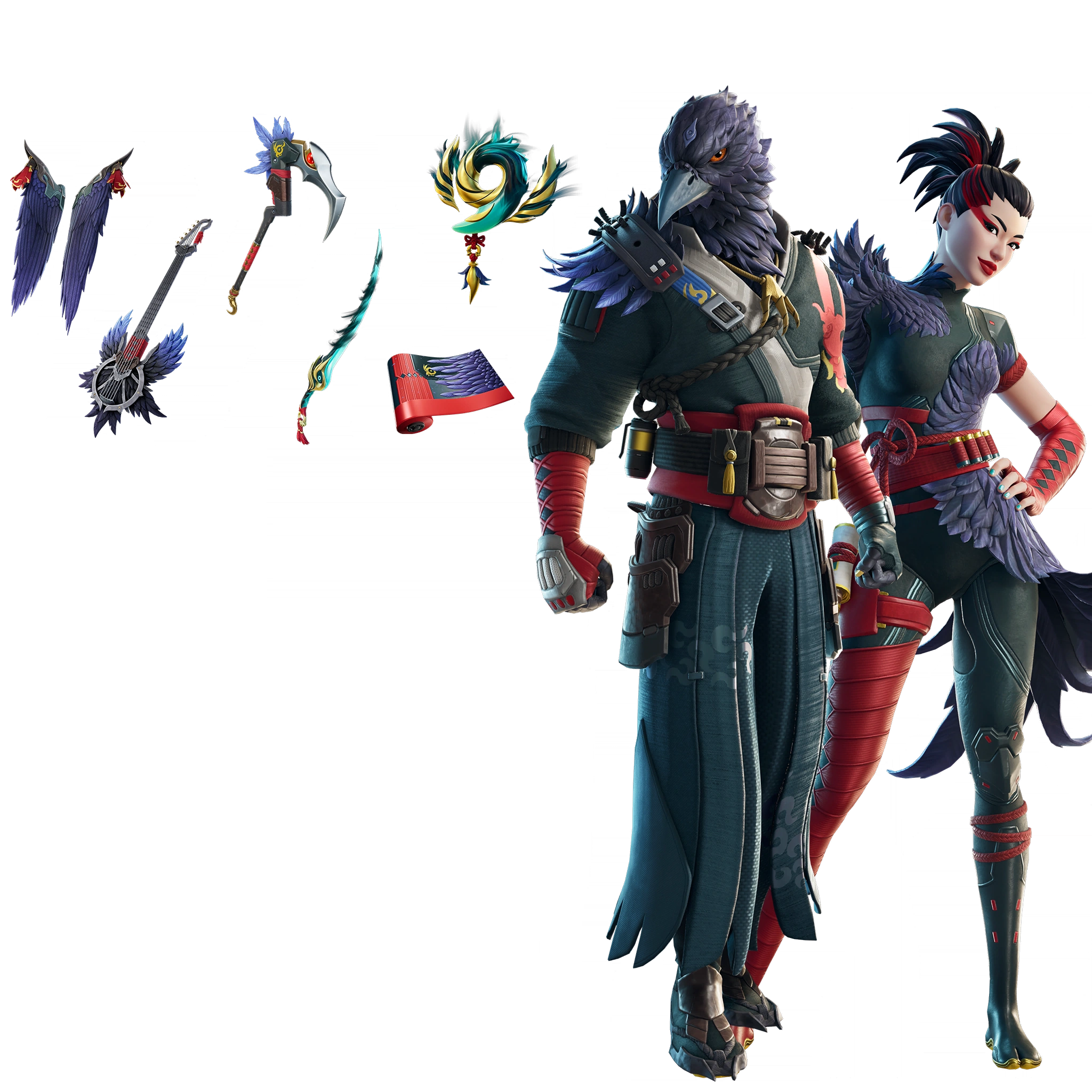 Karasu & Corvida Bundle | Fortnite Wiki | Fandom
