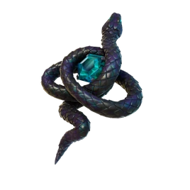 The Sapphire Serpent - Back Bling - Fortnite