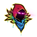 Tropical Infra-Raven (Decal) - Spray - Fortnite