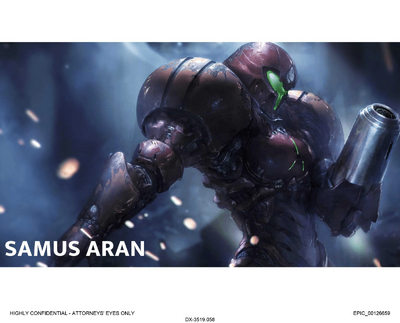 Samus Aran - Court Document - Fortnite